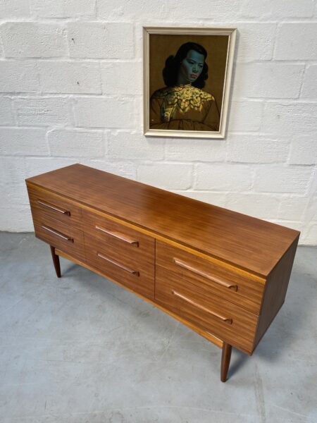 Mid Century William Lawrence Mid Century 6 Drawers Chest