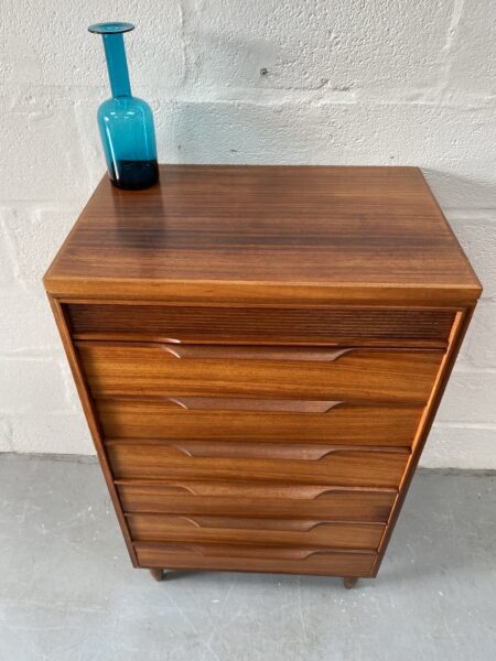 Vintage Walnut Chest of Drawers by White & Newton
