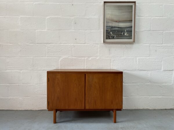 Mid Century Teak Double Door Cabinet 