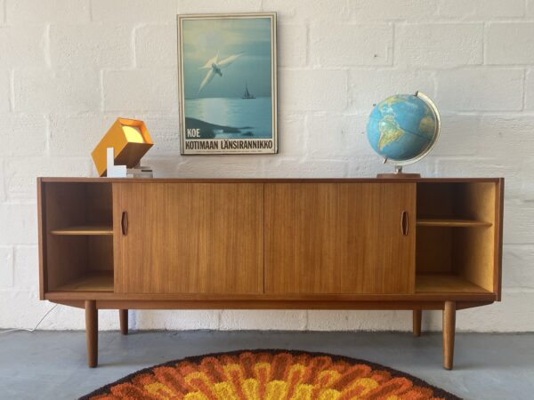 1960s Vintage Swedish Teak Sideboard by Nils Jonsson for Hugo Troeds Bjärnum