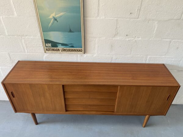 1960s Vintage Swedish Teak Sideboard by Nils Jonsson for Hugo Troeds Bjärnum