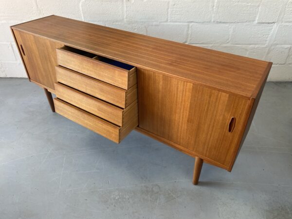 1960s Vintage Swedish Teak Sideboard by Nils Jonsson for Hugo Troeds Bjärnum