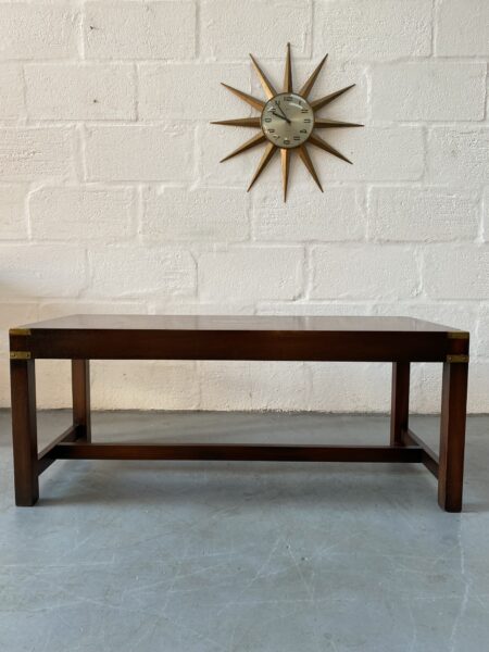 Vintage Campaign Style Coffee Table / Cocktail Table