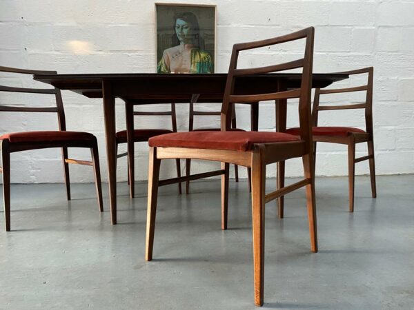 Richard Hornby For Fyne Ladye Furniture Dining Table & 5 Chairs