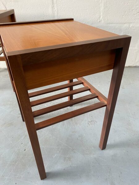Pair of Vintage Side Tables / Bedside Tables By Myer 1960s