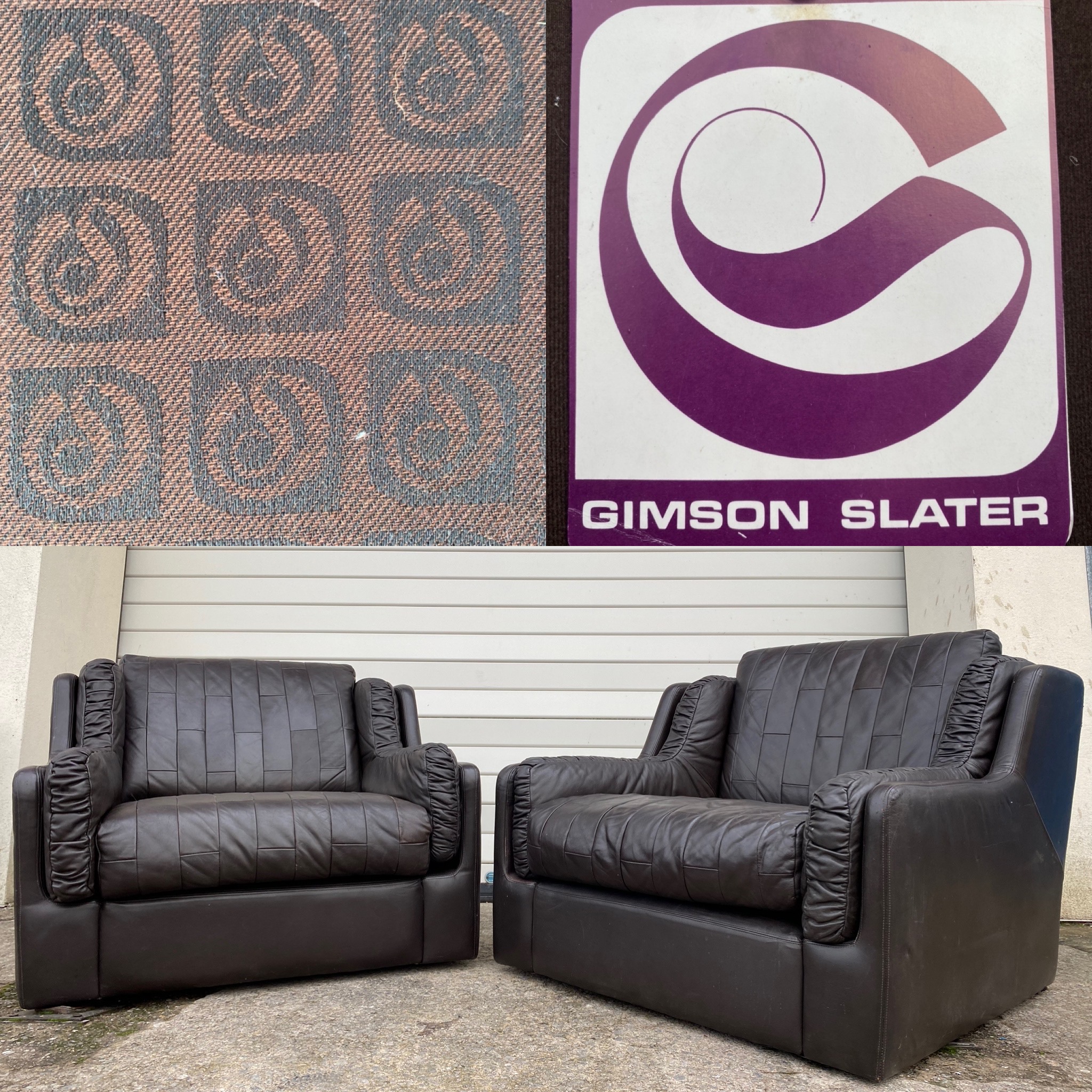 Pair of Matching Gimson + Slater ‘Beneco’ Armchairs, 1970s