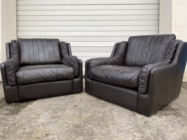 Pair of Matching Gimson + Slater ‘Beneco’ Armchairs, 1970s