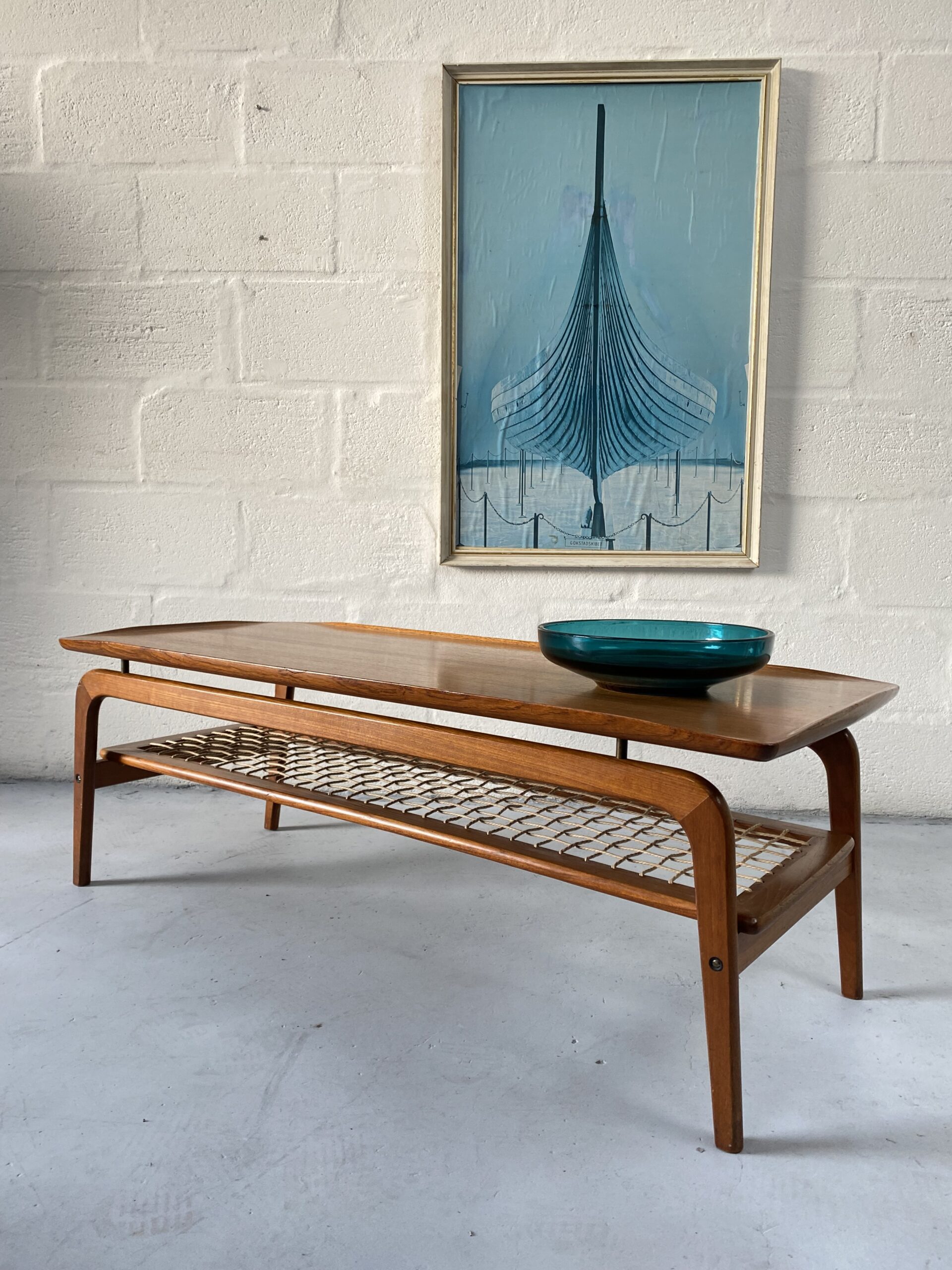 Danish mid century modern coffee outlet table