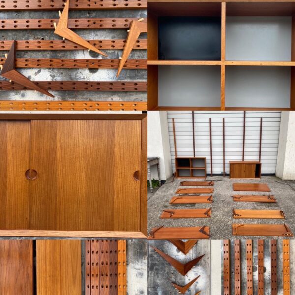 Danish Wall Unit System by Poul Cadovius for Cado, 1960s