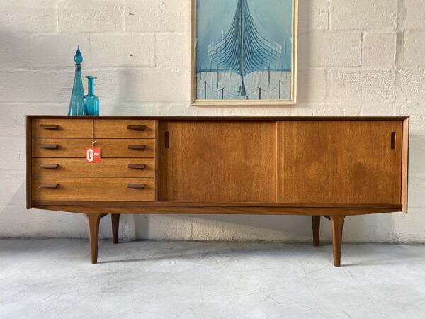 Rare Mid Century Sliding Door Sideboard by G Plan, 1960 