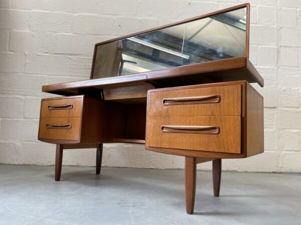 Vintage G Plan ‘Fresco’ Floating Top Dressing Table with Mirror / Desk
