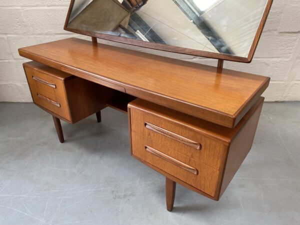 Vintage G Plan ‘Fresco’ Floating Top Dressing Table with Mirror / Desk