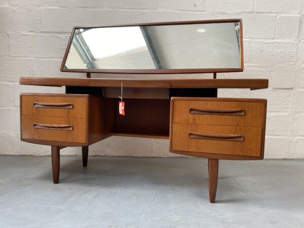 Vintage G Plan ‘Fresco’ Floating Top Dressing Table with Mirror / Desk