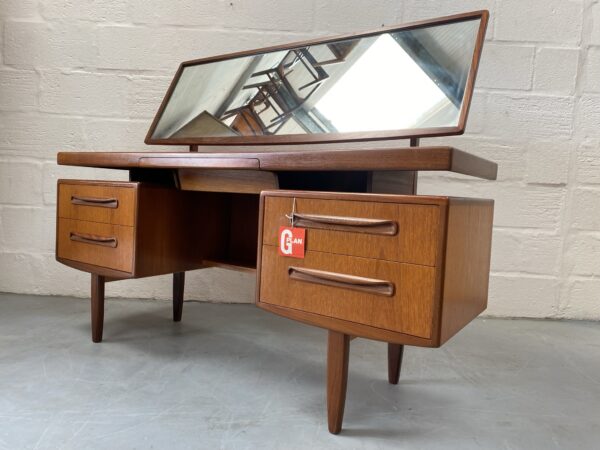 Vintage G Plan ‘Fresco’ Floating Top Dressing Table with Mirror / Desk