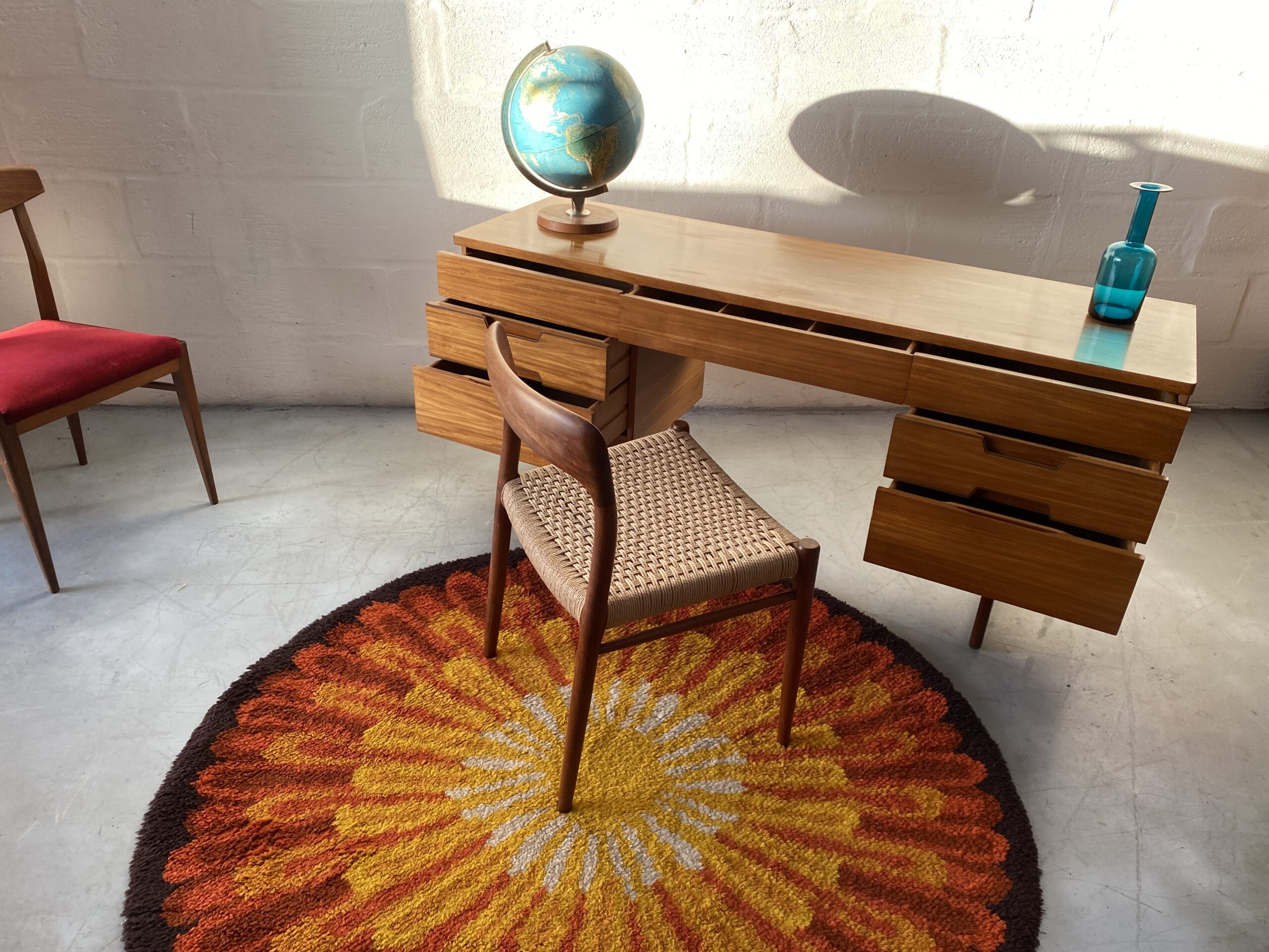 1960s Mid Century Uniflex Dressing Table / Desk