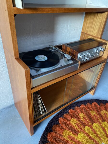 Vintage 1970s Wall Unit / Shelving