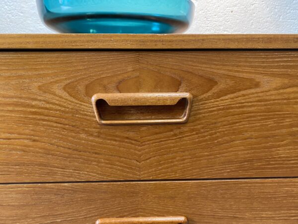 Mid Century Vintage Teak Bank of Drawers / Small Sideboard