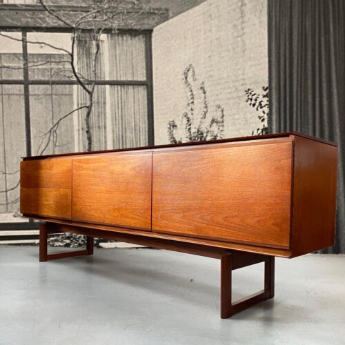 1960s Linear Teak Sideboard by White & Newton 'Chilgrove'  