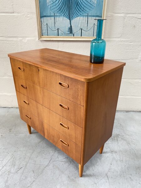 1960s Mid Century Swedish Chest of Drawers