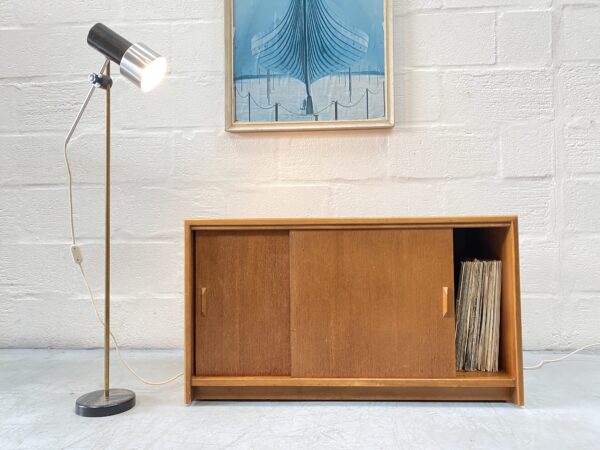 Vintage Herbert Gibbs Record Vinyl Cabinet Storage