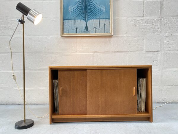 Vintage Herbert Gibbs Record Vinyl Cabinet Storage