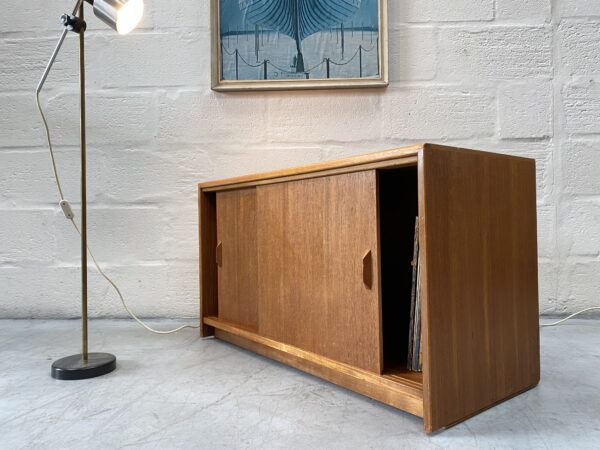 Vintage Herbert Gibbs Record Vinyl Cabinet Storage