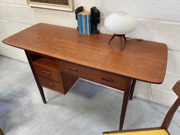 Danish Teak Dropleaf Vintage Desk 1960s