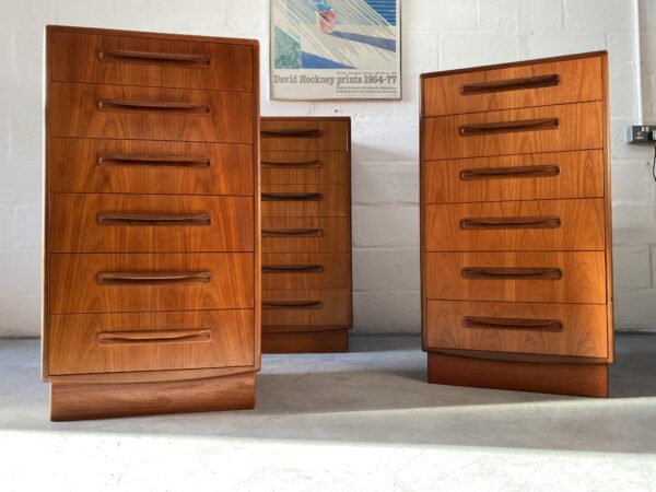 3 x G Plan Fresco Tallboys / Chests of Drawers