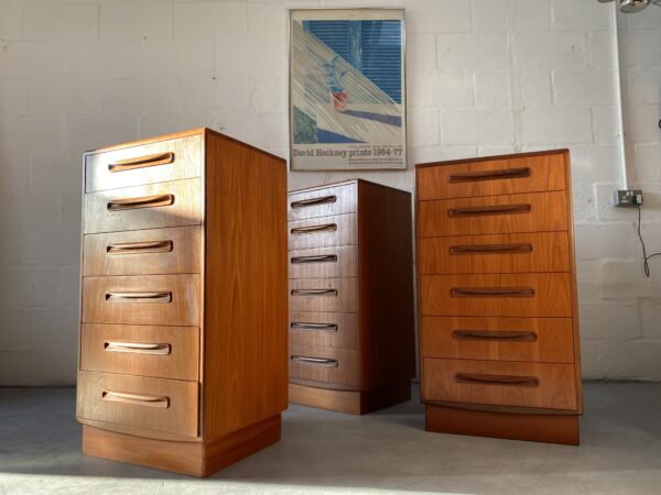 3 x G Plan Fresco Tallboys / Chests of Drawers