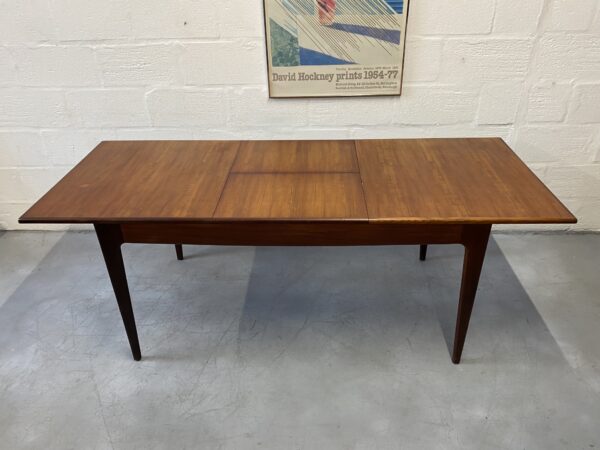 1960s Mid Century Younger Extending Table and 4 Chairs (inc 2 Carvers)
