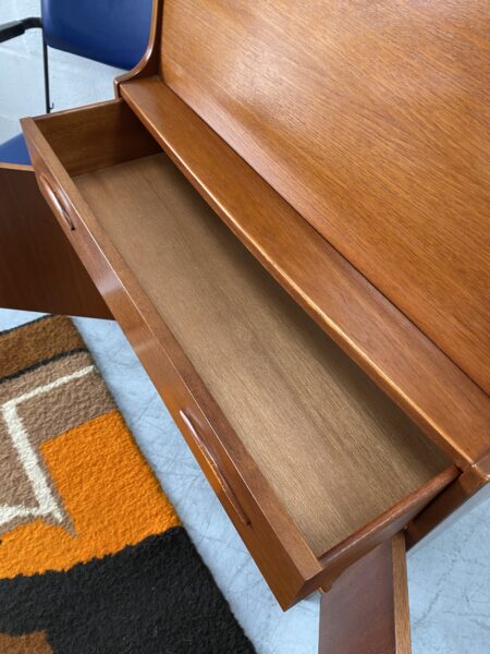 Vintage 1960s Mid Century Teak Bureau by Jentique