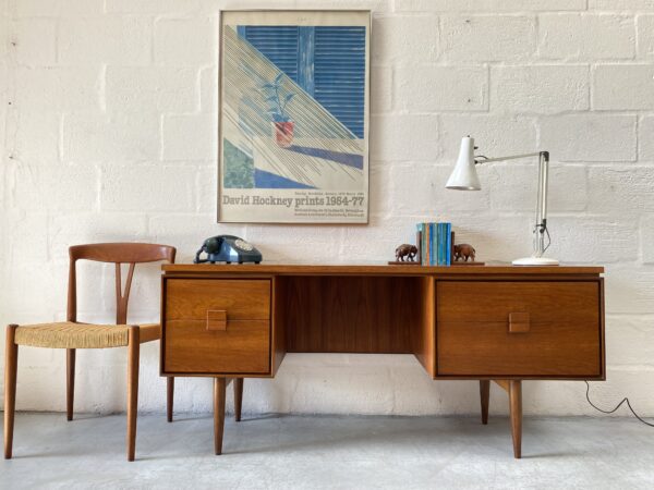 Vintage I.B. Kofod Larsen For G Plan Teak Dressing Table / Desk 1960's