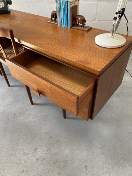 Vintage I.B. Kofod Larsen For G Plan Teak Dressing Table / Desk 1960's