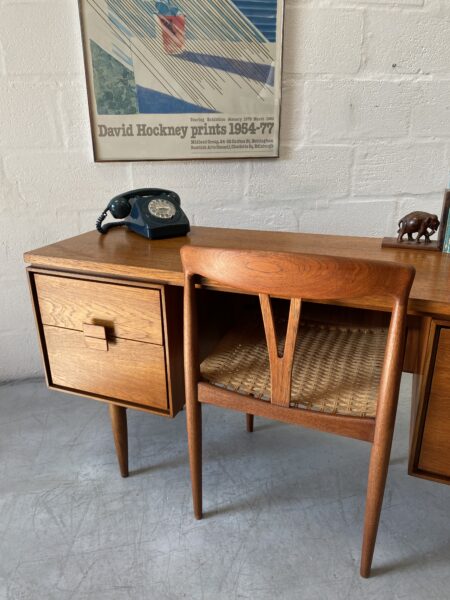 Vintage I.B. Kofod Larsen For G Plan Teak Dressing Table / Desk 1960's
