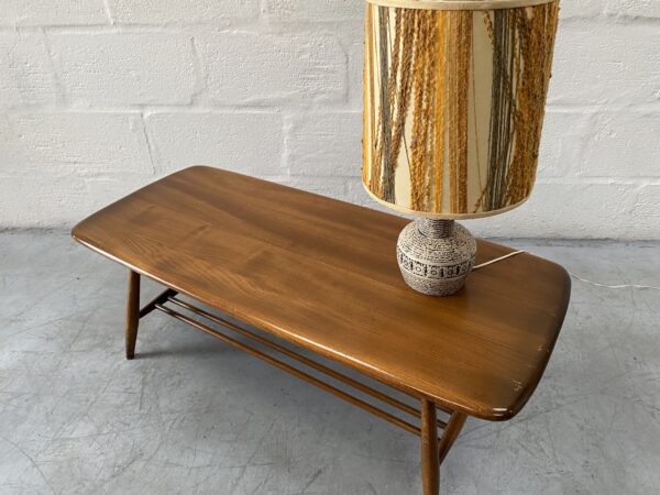 Vintage Ercol Coffee Table With Magazine Rack