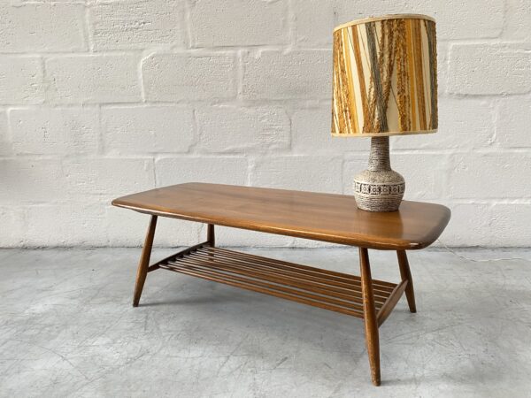 Vintage Ercol Coffee Table With Magazine Rack
