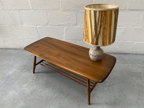 Vintage Ercol Coffee Table With Magazine Rack