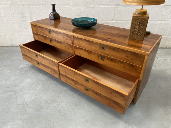 Vintage Yew Chest of Drawers by Robert Heritage for Archie Shine