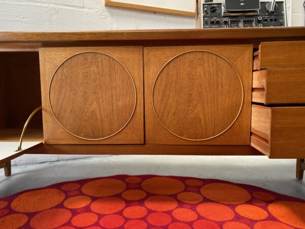 Mid Century 1960s 'Circles' Sideboard Manufactured by Nathan Furniture