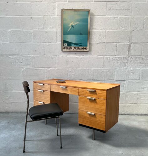 Vintage 1960s Stag 'Fineline' Desk by John & Sylvia Reid