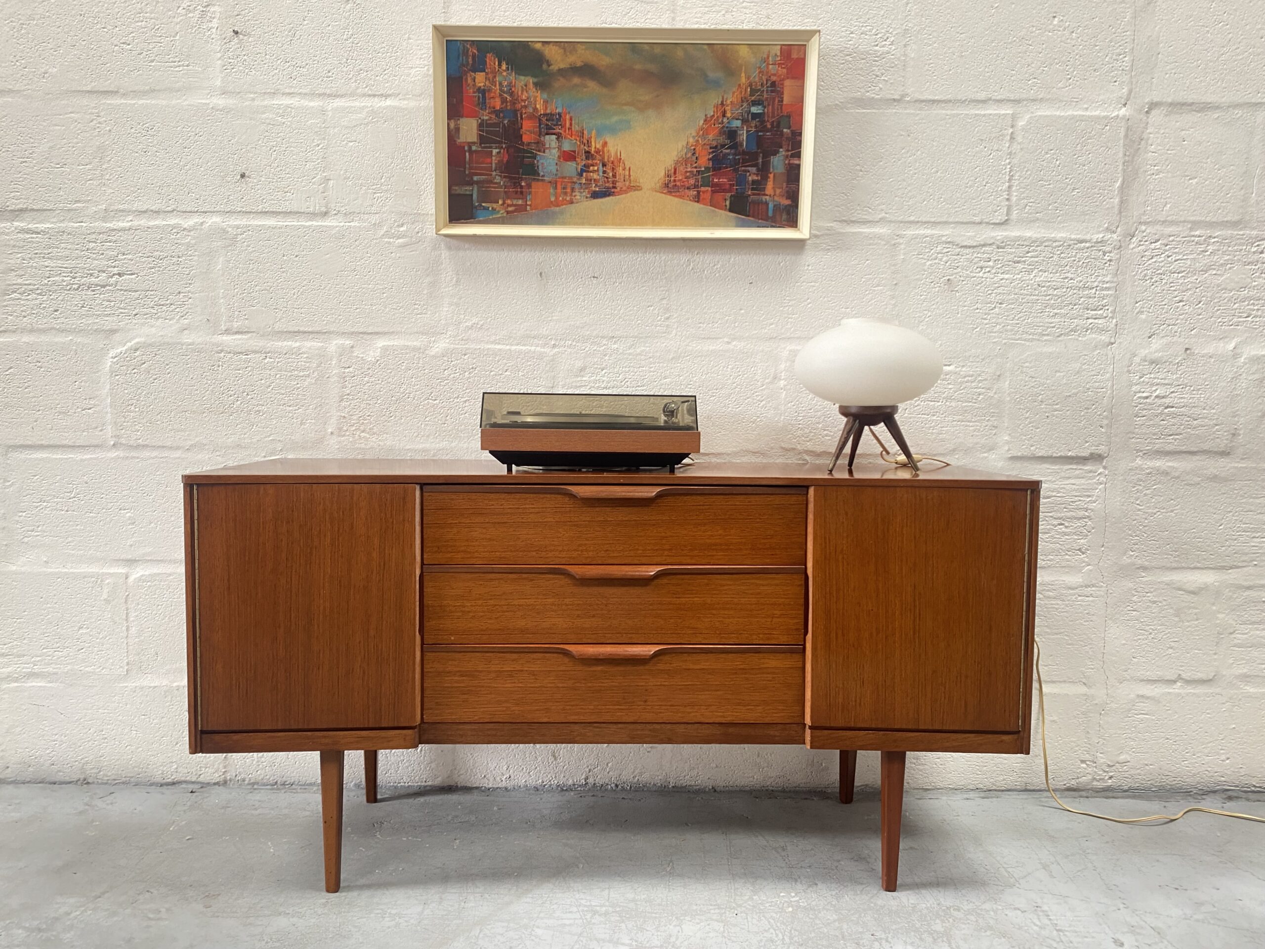 Vintage 1960s Austinsuite Compact Sideboard
