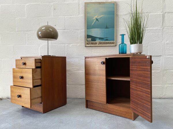 Matching Set of Bedroom Cabinets, 1960s