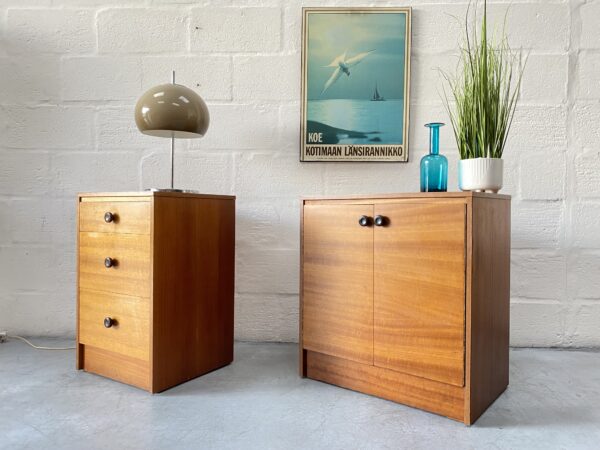 Matching Set of Bedroom Cabinets, 1960s