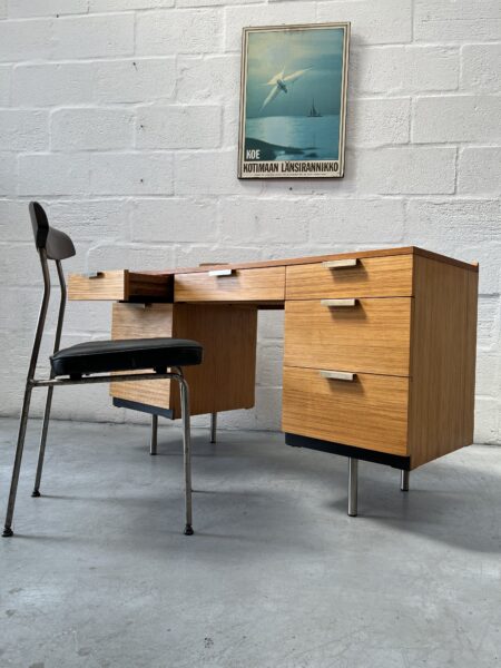 Vintage 1960s Stag 'Fineline' Desk by John & Sylvia Reid