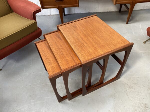 G Plan Quadrille Teak Nest Of Tables 