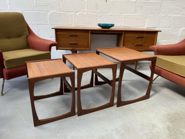 G Plan Quadrille Teak Nest Of Tables 