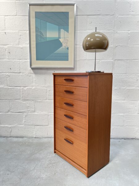 Mid Century 1960s Austinsuite Teak Tallboy