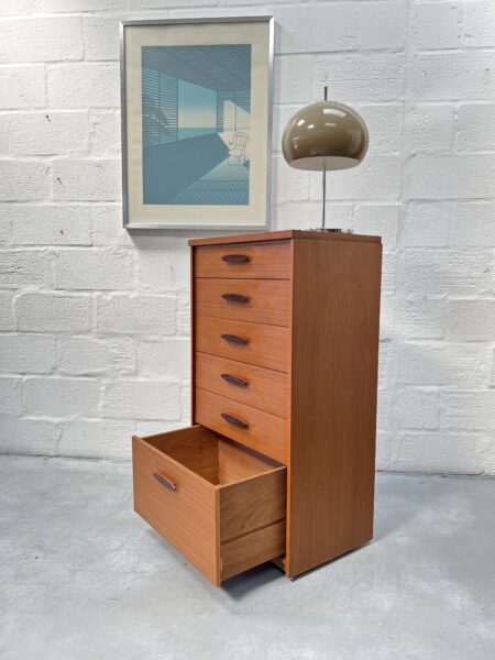 Mid Century 1960s Austinsuite Teak Tallboy