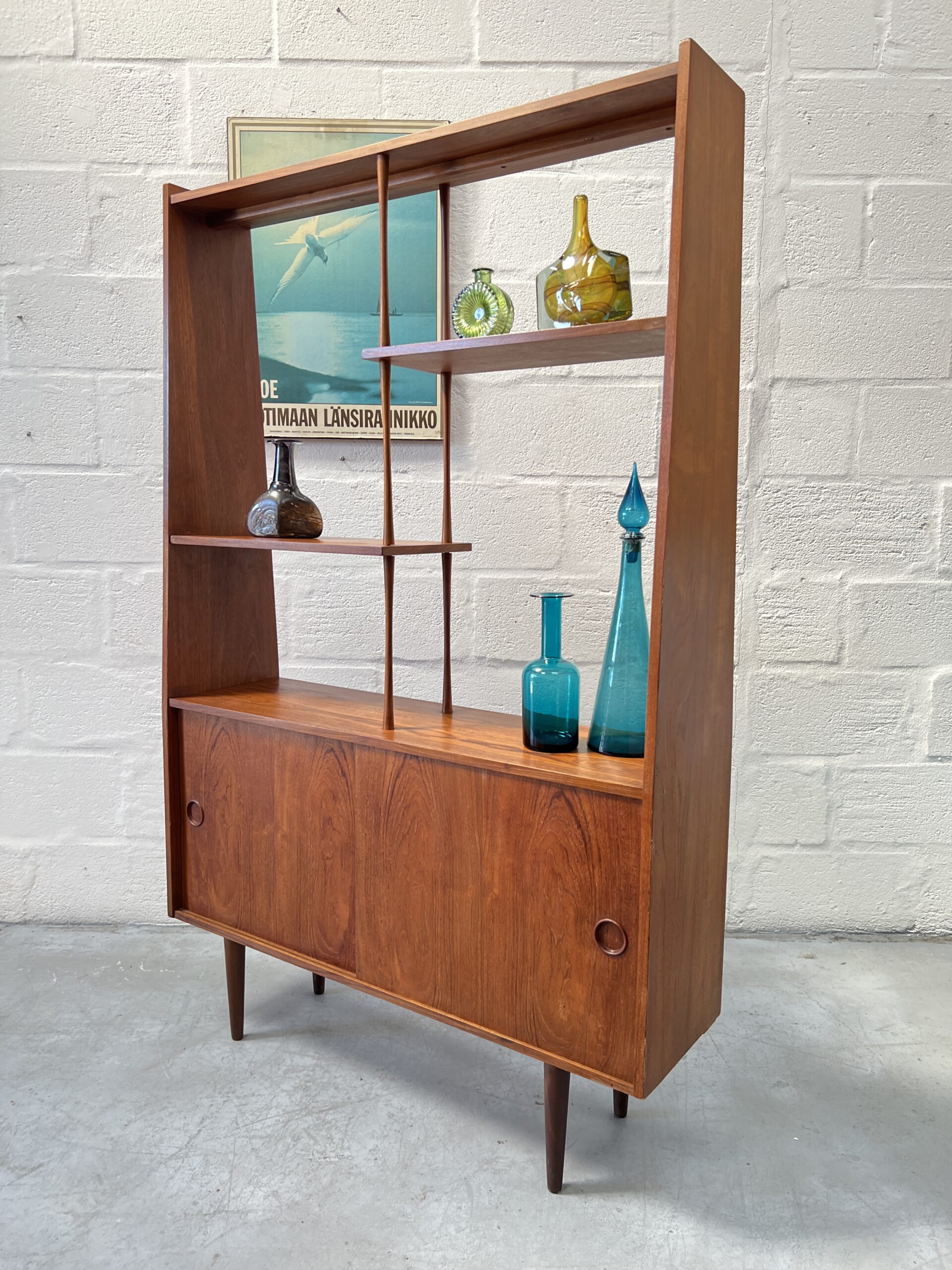 Vintage Mid Century Teak Room Divider