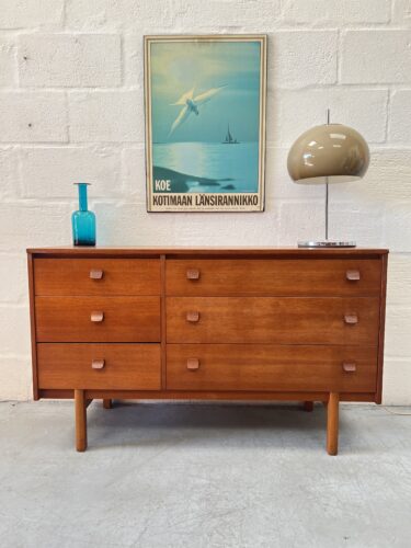 Mid Century Compact Sideboard / Bank of Drawers by Symbol Furniture